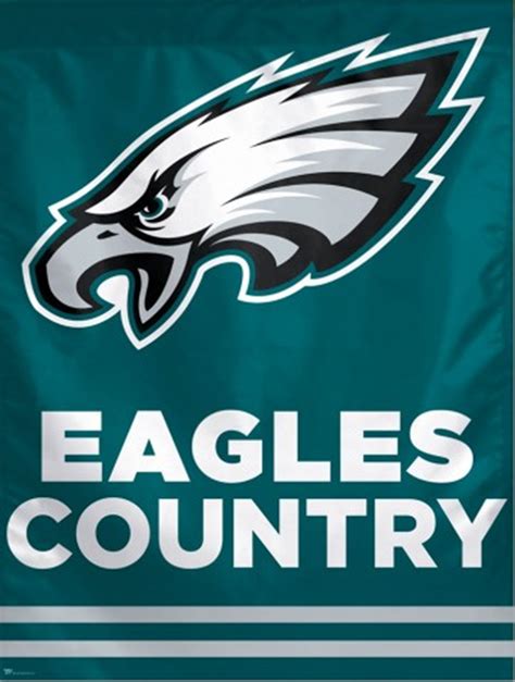 Philadelphia Eagles Country Vertical Flag Nfl Yard Banner 28 X 40