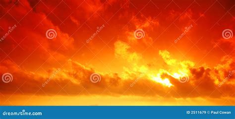 Red Sky Stock Image Image Of Background Cloud Orange 2511679