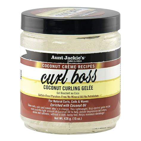 Aunt Jackies Coconut Creme Curl Boss Curling Gelee 15 Oz Walmart