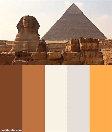 Sphinxandthepyramidcolorscheme Royal Colors Palette Color