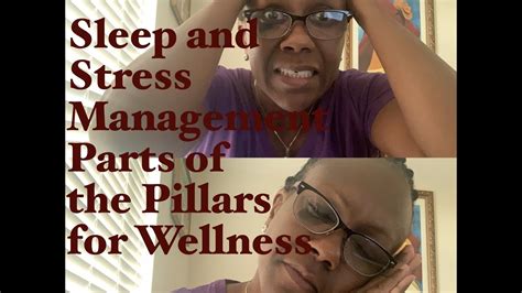 sleep and stress management two of the four pillars of wellness women must know about youtube