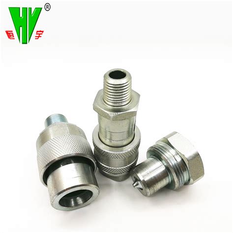 Hydraulic Union Fitting Quick Release Coupling High Pressure Quick