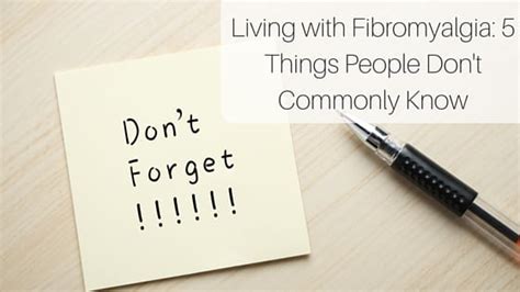 Living With Fibromyalgia 5 Things People Dont Commonly Know Piedmont Physical Medicine