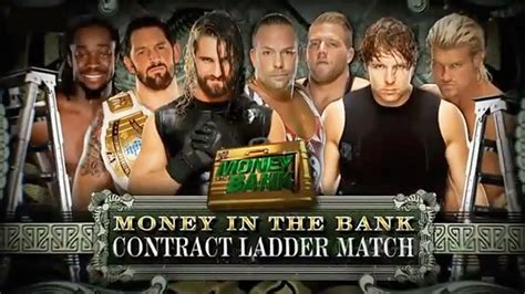 Wwe Money In The Bank 2014 Ladder Match Money In The Bank 2014