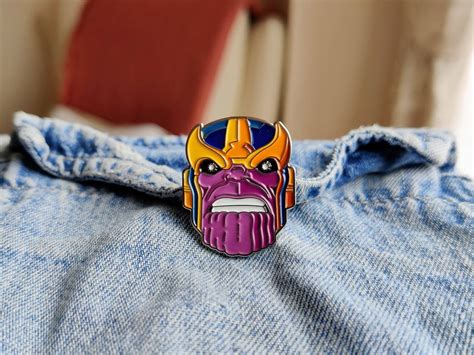 Thanos Pinbadge Etsy In 2021 Pin Badges Pin Badge