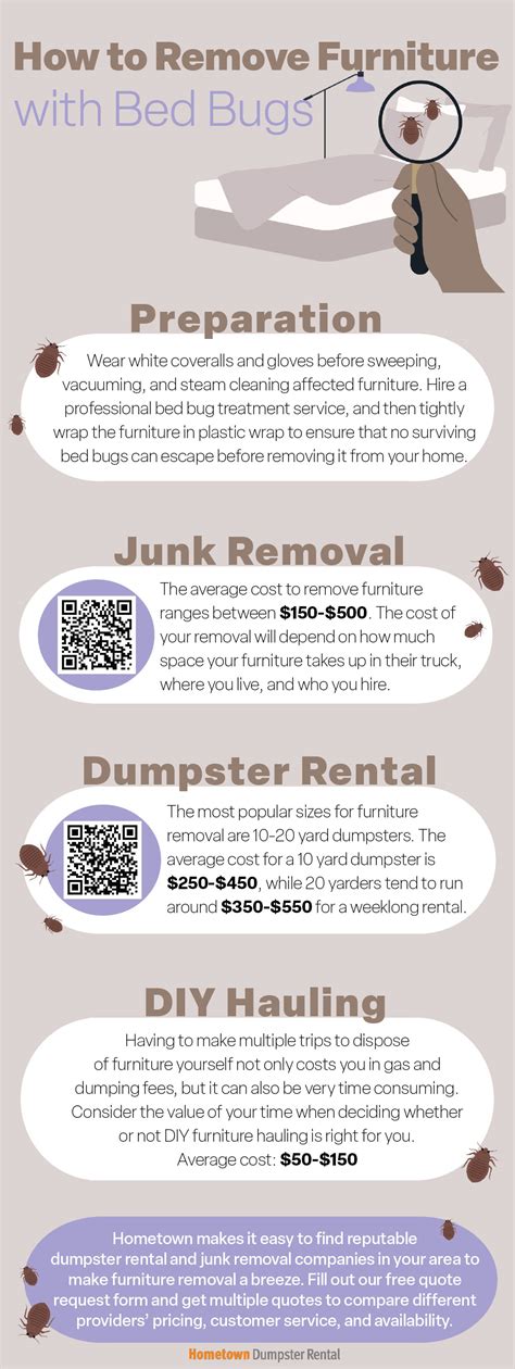 How To Remove Furniture With Bed Bugs Hometown Dumpster Rental
