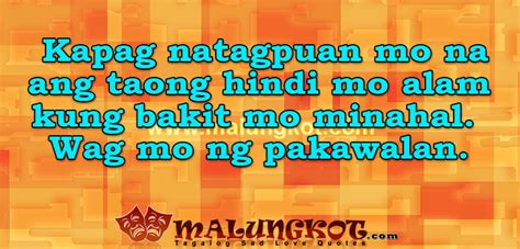 It's funny how love can fit inside a brown cardboard box. Best English - Tagalog Love Quotes | malungkot.com