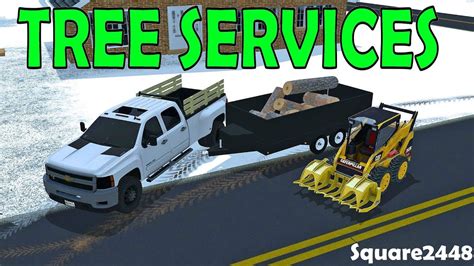 Farming Simulator 17 Tree Services Fallen Tree On Truck And House