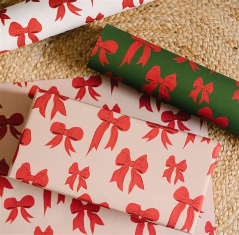 Bow Luxury Wrapping Paper By Abigail Warner