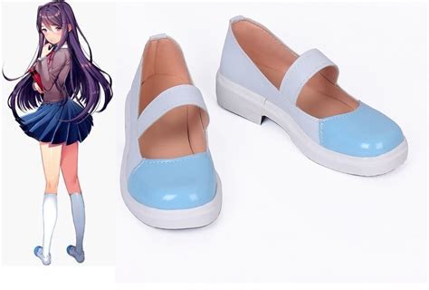 Game Ddlc Doki Doki Literature Club Cosplay Shoes Sayori Yuri Natsuki