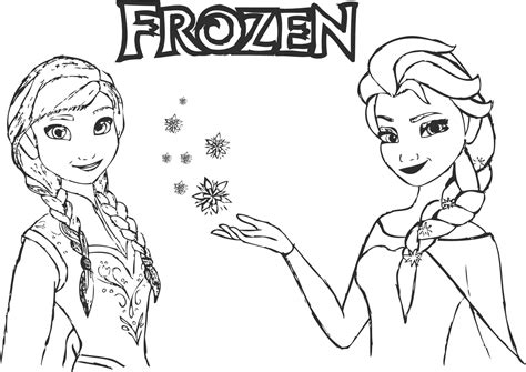 √kumpulan Gambar Mewarnai Frozen Untuk Tk Dan Sd