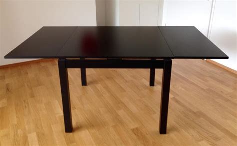 Black Ikea Bjursta Extendable Table Saanich Victoria