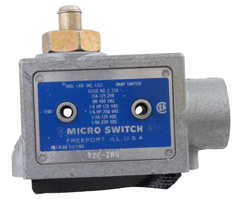 250 Or 480 Vac Unimax Micro Switch 2hbt208g5 Snap Action Limit Switch