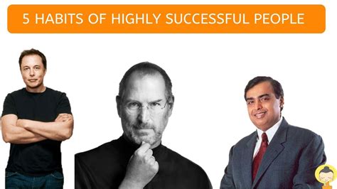 TOP 5 HABITS OF HIGHLY SUCCESSFUL PEOPLE - YouTube