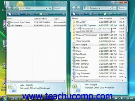 Windows Tutorial Cutting And Copying And Pasting Files And Folders