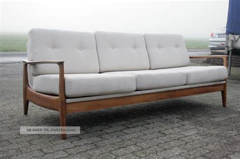 Return this item for free. Eugen Schmidt 50er 60er Sofa Schlafsofa Daybed 50s 60s