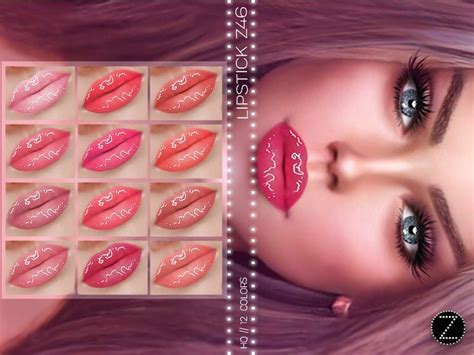 The Sims 4 Cute Lipstick Metallic Lipstick Gloss Lipstick Makeup Cc
