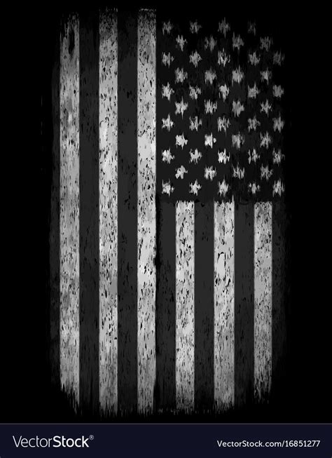 American Grunge Flag An American Grunge Flag For Vector Image