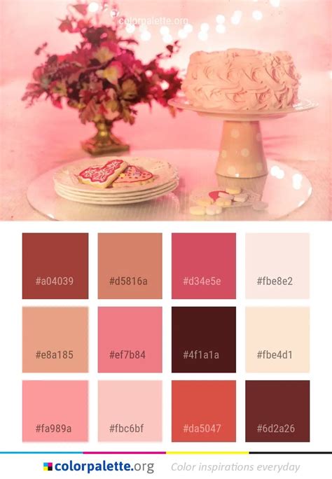 Pink Cake Decorating Sweetness Color Palette