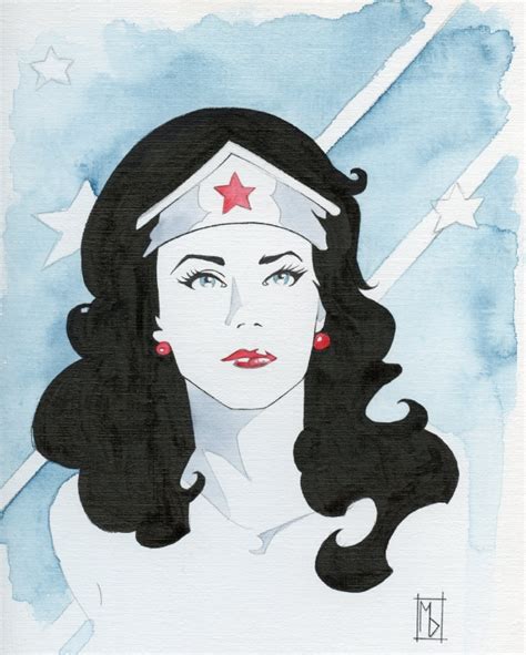 Wonder Woman Delecki In Michael Hamptons Wonder Woman Comic Art