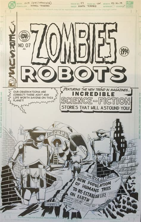 Zombies Vs Robots 7 2015 Ec Comics Homage Variant Cover By Mark