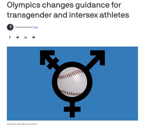 Olympics Changes Guidance For Transgender And Intersex Athletes