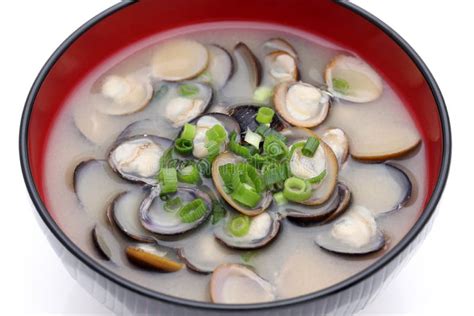 Japanese Food Miso Soup Of Shijimi Stock Image Image Of Gourmet