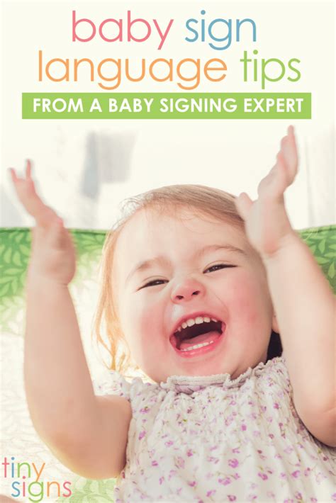 Baby Sign Language Tips Tiny Signs