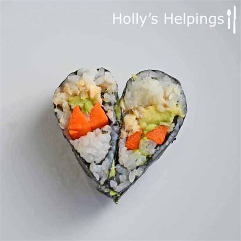 Heart Shaped Sushi Hollyshelpings Recipe Sushi Healthy Pasta