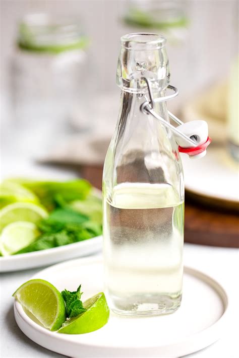 The grandkids use it to make lemonade or limeade. Sparkling Limeade with Mint + Simple Syrup | Nourish and Fete