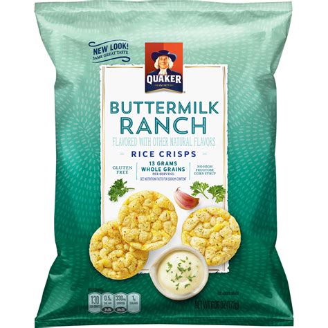 Quaker Rice Crisps Buttermilk Ranch 606 Oz