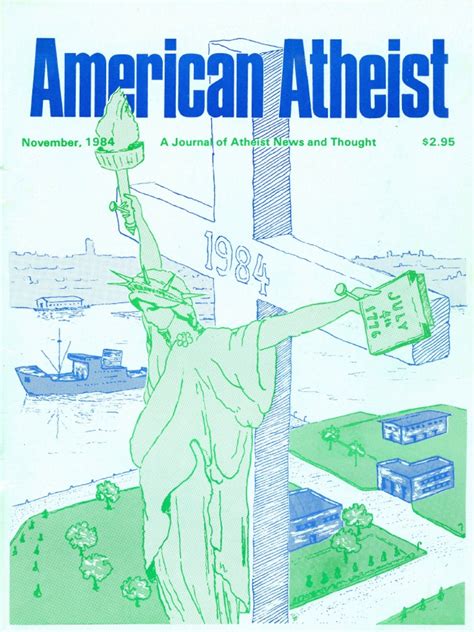 American Atheist Magazine Nov 1984 Atheism Catholic Church