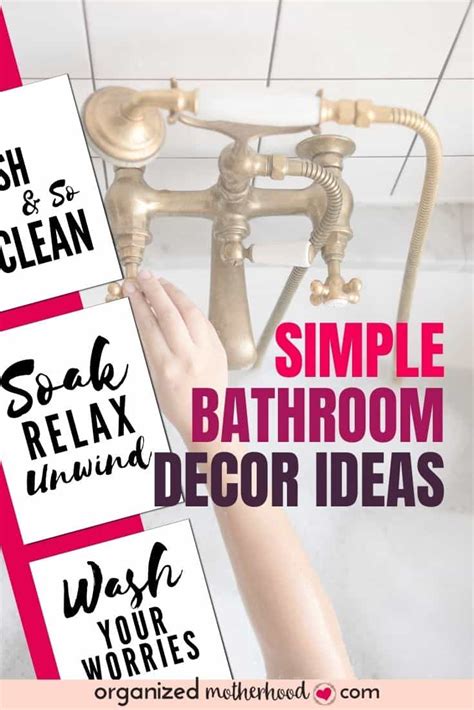Easy Bathroom Decorating Ideas On A Budget