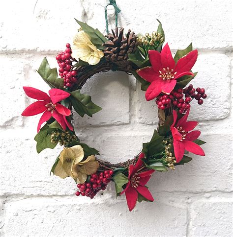 Small Christmas Wreath Mini Christmas Wreath Christmas Etsy