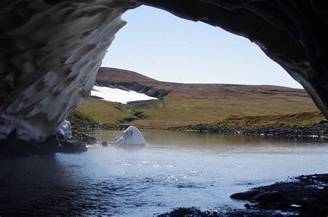 Snow Cave Stream Snowdrift Free Photo On Pixabay
