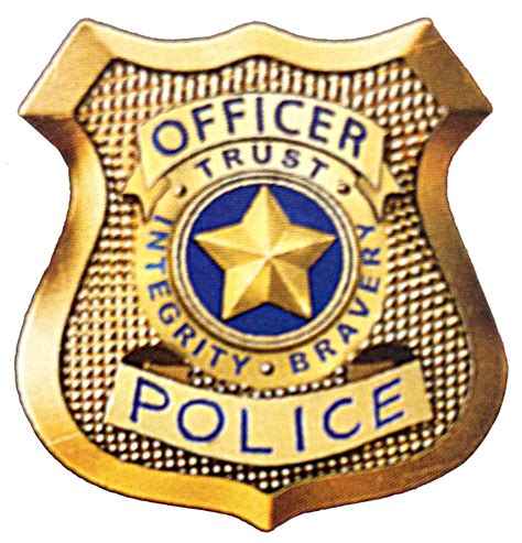 Small Printable Police Badge Printable World Holiday
