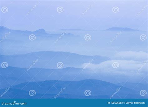 Landscape With Blue Mountains Stock Image Image Of Mountain