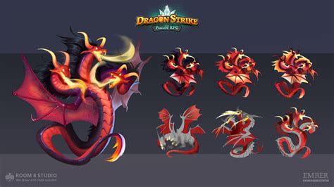 Artstation Dragon Strike Red Dragons Room 8 Studio Character