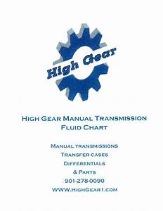 Fluid Chart High Gear Transmission