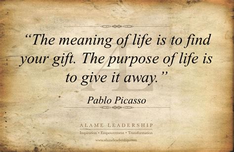 Al Inspiring Quote On Purpose Of Life Alame Leadership