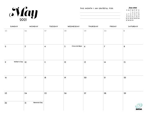 And Whimsical Printable Calendars For Moms And