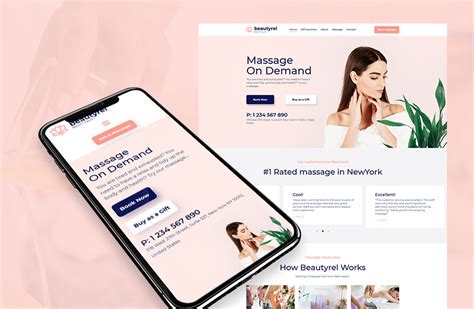 Massage Salon Website Template Motocms