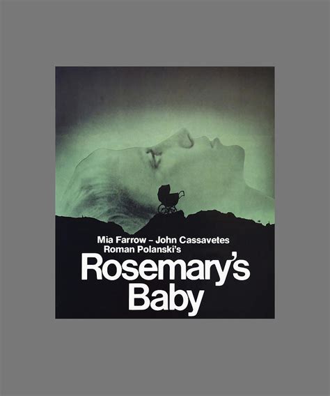 Rosemarys Baby 70s Horror Film Vintage Poster Painting By Alfie