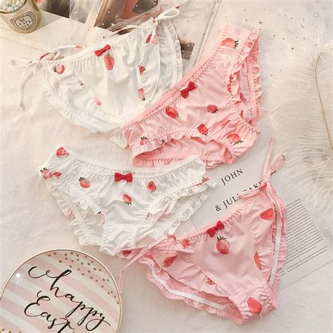 Mua Joyralcos Japanese Stawberry Print Bikini Panties Pack Briefs