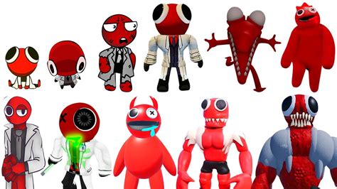 Rainbow Friends Plush, Red Plushies From Rainbow Friends Cute Stuffed