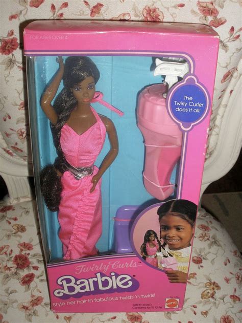Vintage 1982 Twirly Curls Black African American Barbie Doll 5723