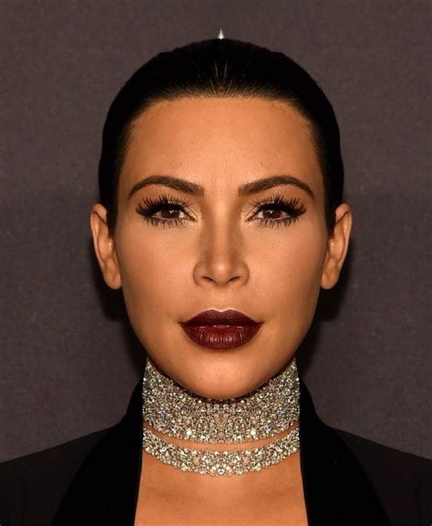Celebrities With Symmetrical Faces Are Hilarious Terrifying Kim Kardashian Makeup Kim