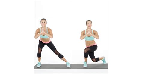 Circuit 2 Side Lunge To Curtsy Squat At Home Workout Popsugar