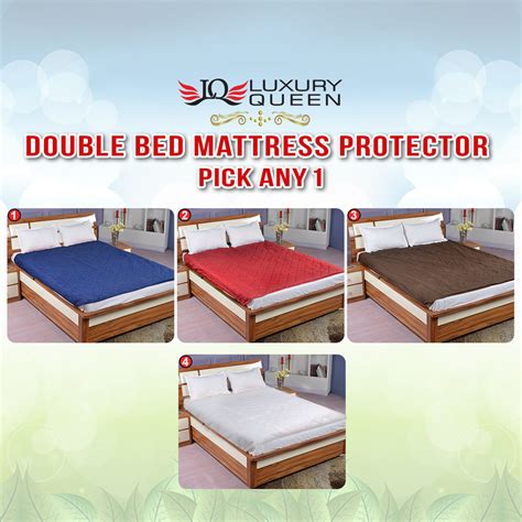 It's not the biggest bed size, but still big enough for two people to share the bed space and sleep comfortably. Buy Double Bed Mattress Protector - Pick Any One Online at ...
