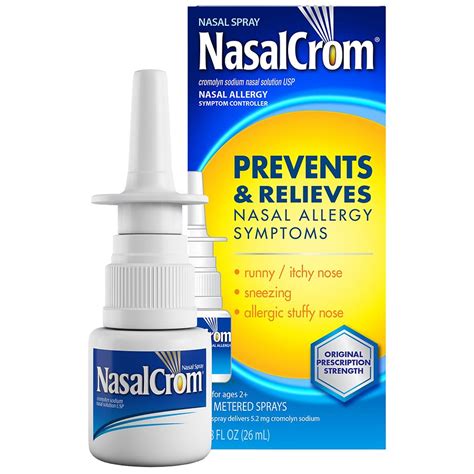 Nasalcrom Nasal Allergy Symptom Controller Spray Without Drowsiness Walgreens